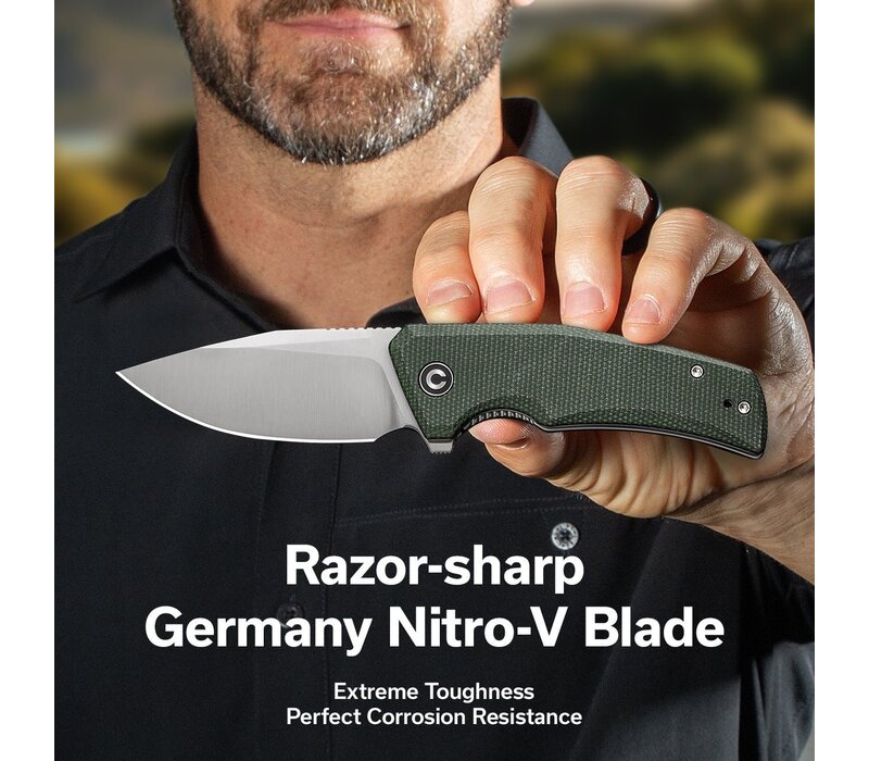 CIVIVI Regulatron Flipper Micarta Handle