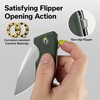CIVIVI Regulatron Flipper Micarta Handle