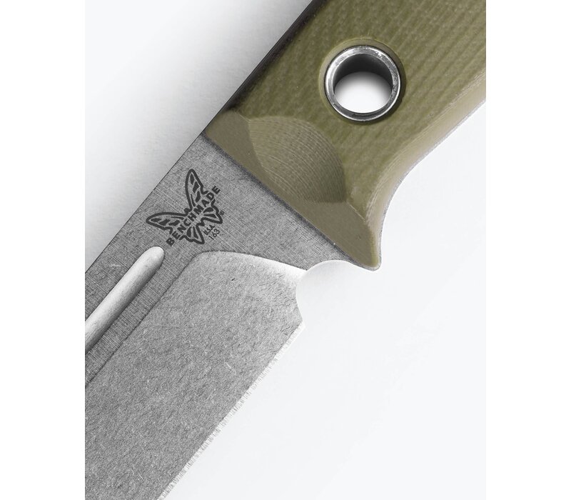Benchmade, Bushcrafter, OD Green G10 Drop Point, CPM S30V