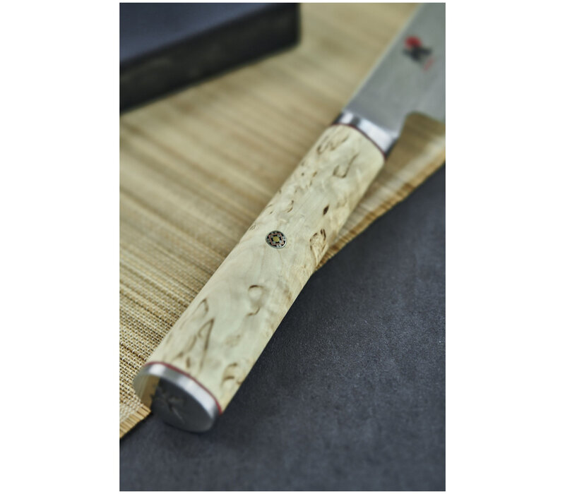 Zwilling, Miyabi, Birchwood SG2,  9" Bread Knife Damascus