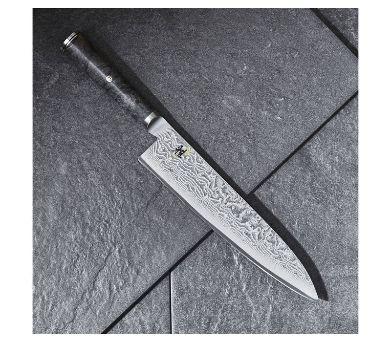Zwilling Myabi Black 9.5" Gyutoh Chef's Knife Damascus