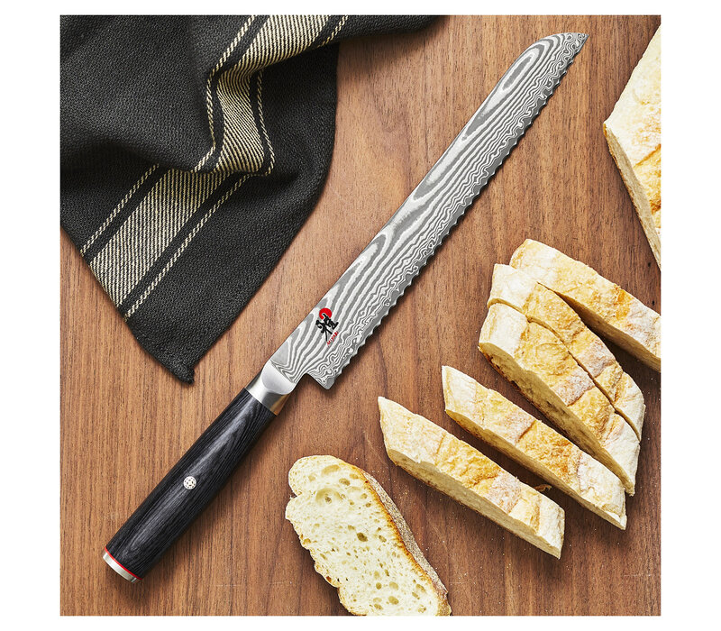 Zwilling, MIYABI, Kaizen II, 9.5" Bread Knife Damascus