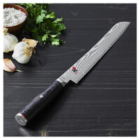 Zwilling, MIYABI, Kaizen II, 9.5" Bread Knife Damascus