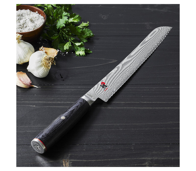 Zwilling, MIYABI, Kaizen II, 9.5" Bread Knife Damascus