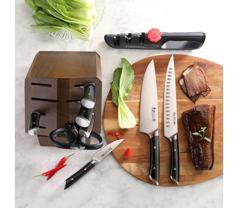 Cangshan, HELENA 8pc Knife Block Set, Black