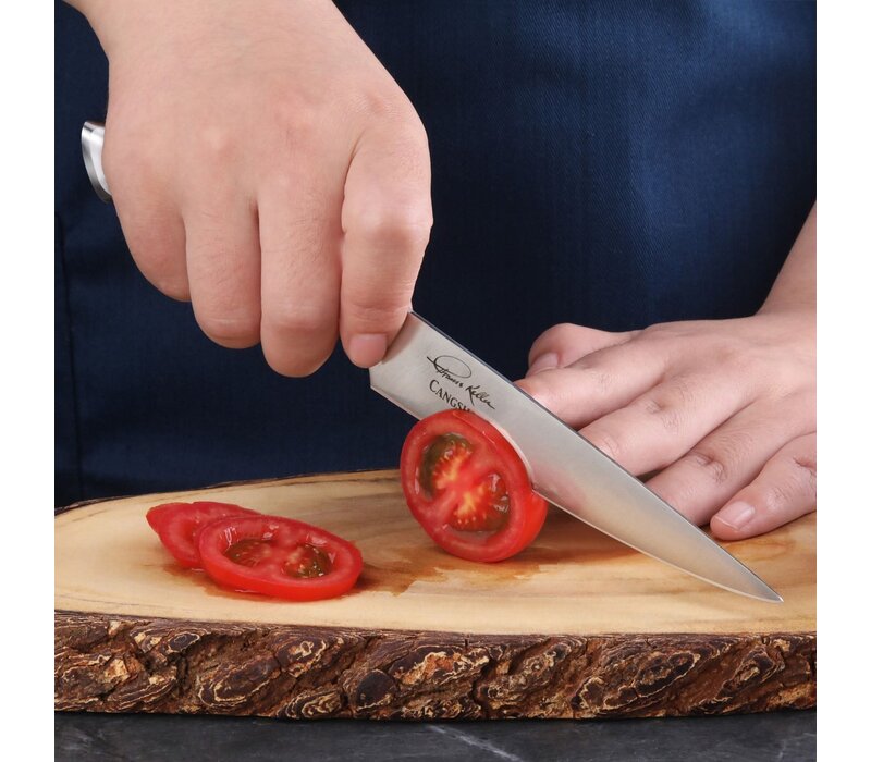 Cangshan, Thomas Keller 5"  Utility Knife in White