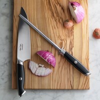 Cangshan, Thomas Keller Diamond 8" Honing Steel, Black Handle