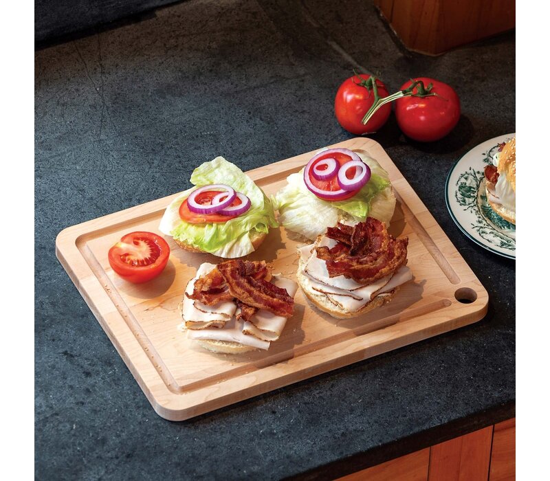 JK Adams Maple Prep Cutting Board with Juice Groove