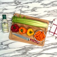 JK Adams Maple Prep Cutting Board with Juice Groove