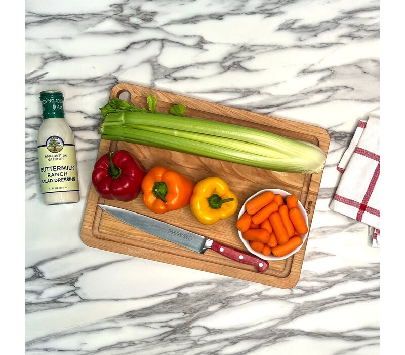 JK Adams Maple Prep Cutting Board with Juice Groove