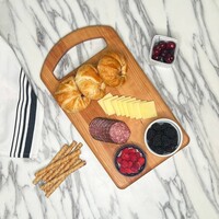 JK Adams Cherry Prep Board with Oval Handle