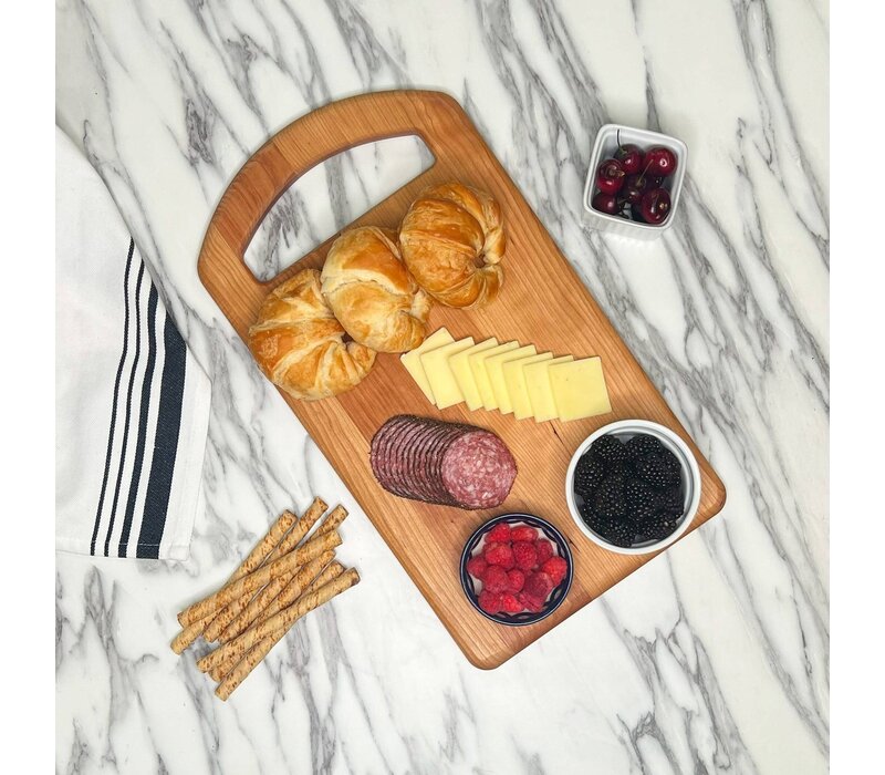 JK Adams Cherry Prep Board with Oval Handle