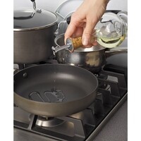 HIC Kitchen Stainless Steel Pourer with Cork Stopper Set of 2
