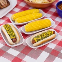 HIC Kitchen Corn Dish Porcelain
