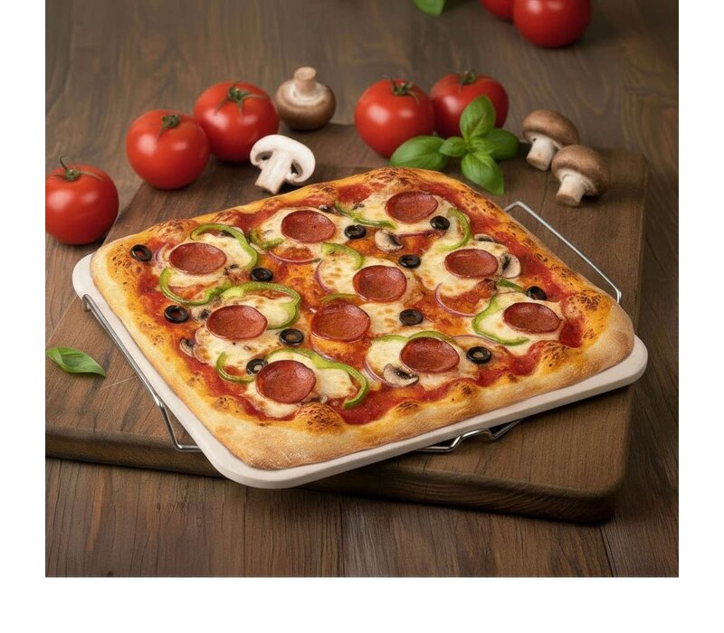 HIC, Fante's Rectangular Pizza And Bread Baking Stone