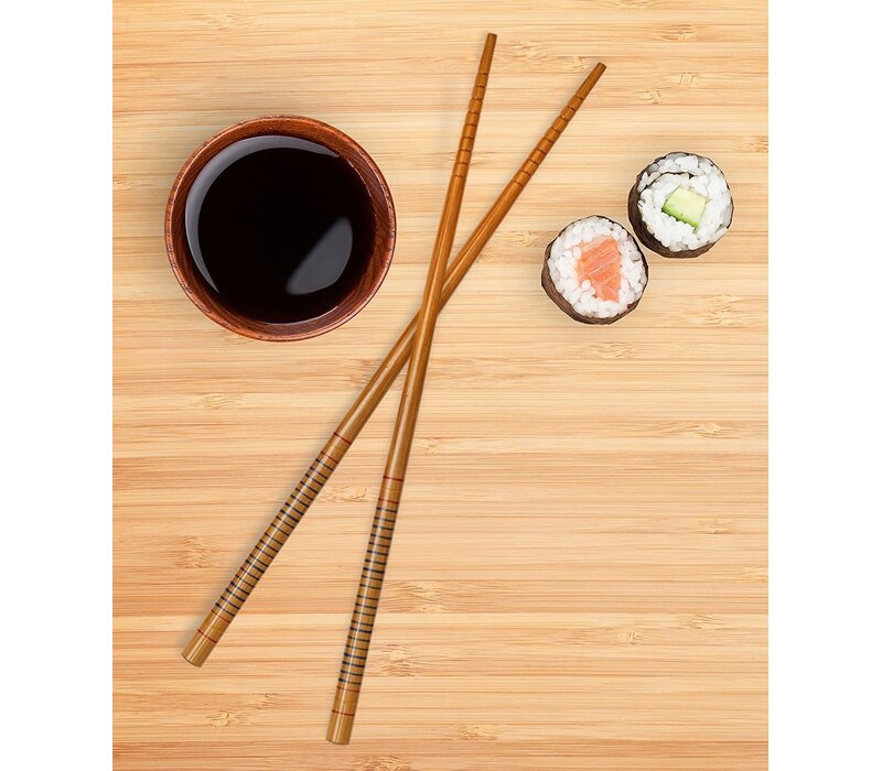 Helen's Asian Kitchen Silk Wrapped Chopsticks 5 Pairs