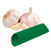 Fantes Cousin Monica's Silicone Garlic Peeler Tube Green
