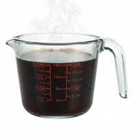 HIC, Mrs. Anderson's Baking Glass Measuring Cup, 2 Cup