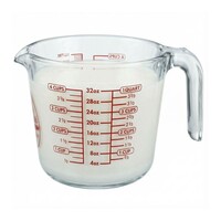 HIC, Mrs. Anderson's Baking Glass Measuring Cup, 4 Cup