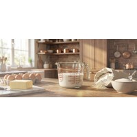 HIC, Mrs. Anderson's Baking Glass Measuring Cup, 4 Cup