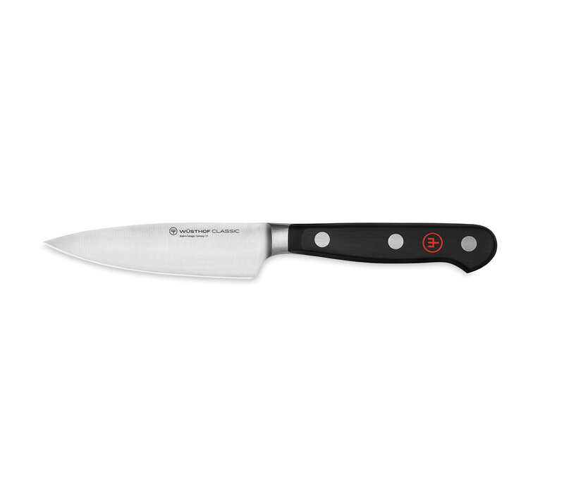 Wusthof Classic Extra Wide 4" Paring Knife, Black Handle