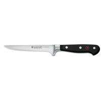 Wusthof Classic 5" Boning Knife, Black Handle