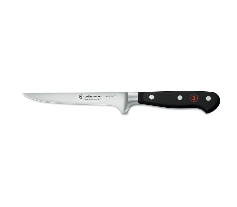Wusthof Classic 5" Boning Knife, Black Handle
