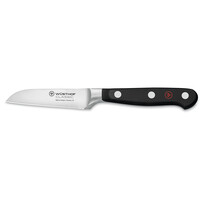 Wusthof Classic Flat Cut 3" Paring Knife, Black Handle