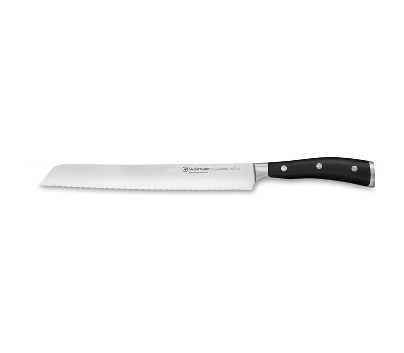 Wusthof Classic Ikon 9" Double Serrated Bread Knife