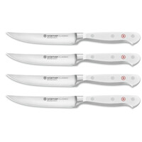 Wusthof Classic 4 Piece Steak Knife Set, Coral Peach