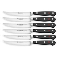 Wusthof Classic 6 Piece Straight Edge Steak Knife Set