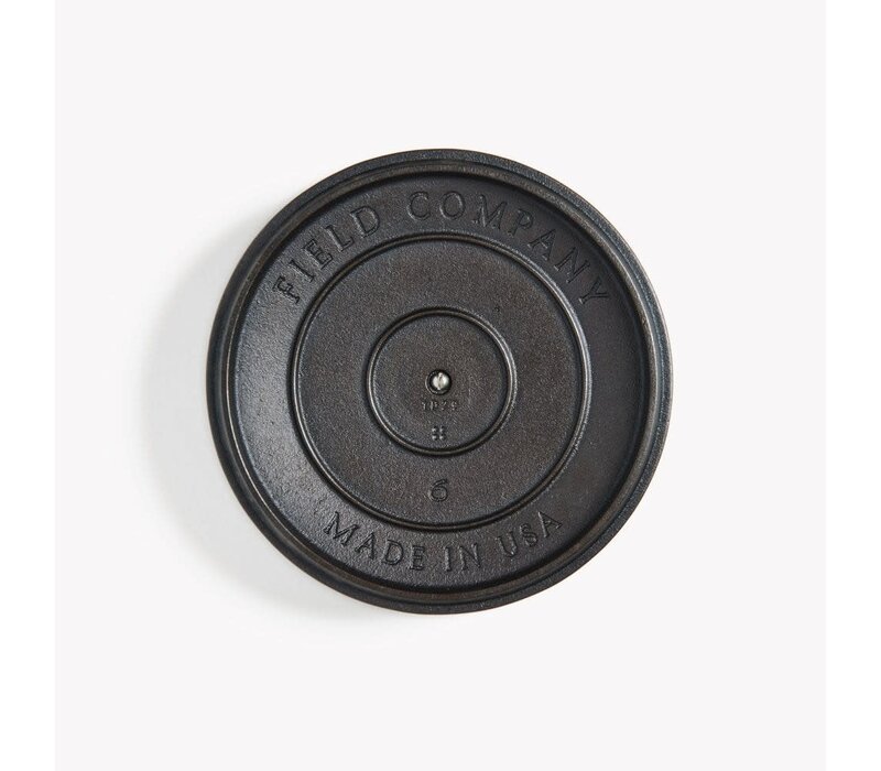 Field Co No. 6 Cast Iron Skillet Lid