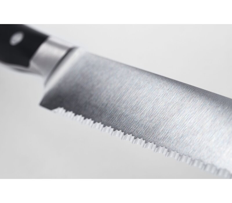 Wusthof Classic Ikon 9" Double Serrated Bread Knife