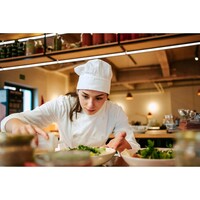 Adult Chef's Hat- Heavyweight Cotton Twill