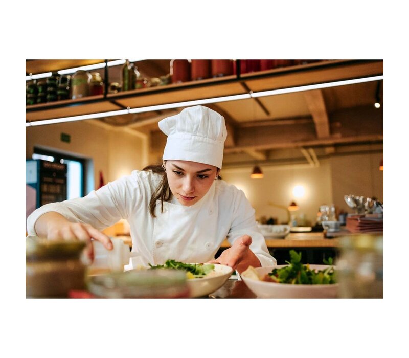 Adult Chef's Hat- Heavyweight Cotton Twill