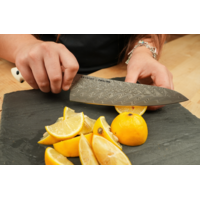 ZWILLING, Kramer Cumulus, 7" Santoku, White Handle