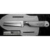 Anza Knives Anza, Nute Fixed Blade, Wood/Bone Handle, Pancake Sheath