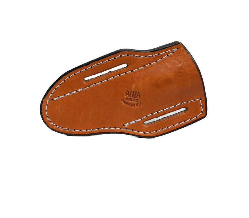Anza, Work Knife, Walnut, Pancake Sheath
