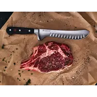 Wusthof Classic 8" Artisan Butcher Hollow Edge, Black Handle