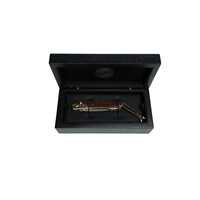 William Henry - B10 "Red Creek" Folder, Copper Wave Damascus, Mokume/Snakewood Handle