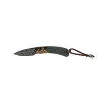 William Henry - "Jigsaw" Foler, Mokume/Sycamore Handle, Intrepid Damascus Blade