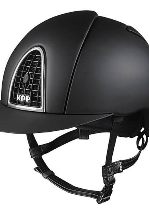 KEP Italia Cromo Textile Black Helmet