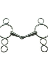 Cornet Coronet 3 Ring Snaffle Gag Bit 16mm