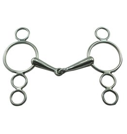 Cornet Coronet 3 Ring Snaffle Gag Bit 16mm