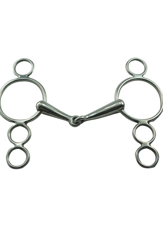 Cornet Coronet 3 Ring Snaffle Gag Bit 16mm