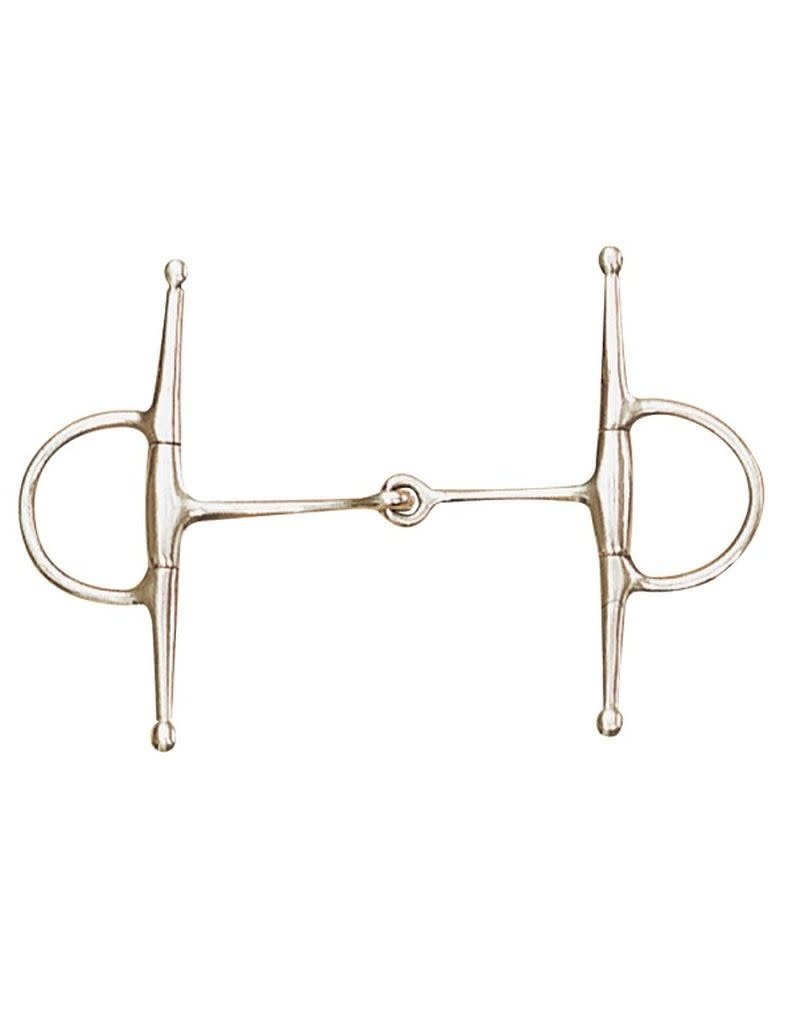 Centaur Full Cheek Eggbutt Triangle Mouth Snaffle - 5"