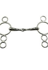 Coronet  3 Ring Hollow Mouth Whistle Gag 5 1/2''