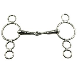 Coronet 3 Ring Hollow Mouth Whistle Gag 5 1/2''