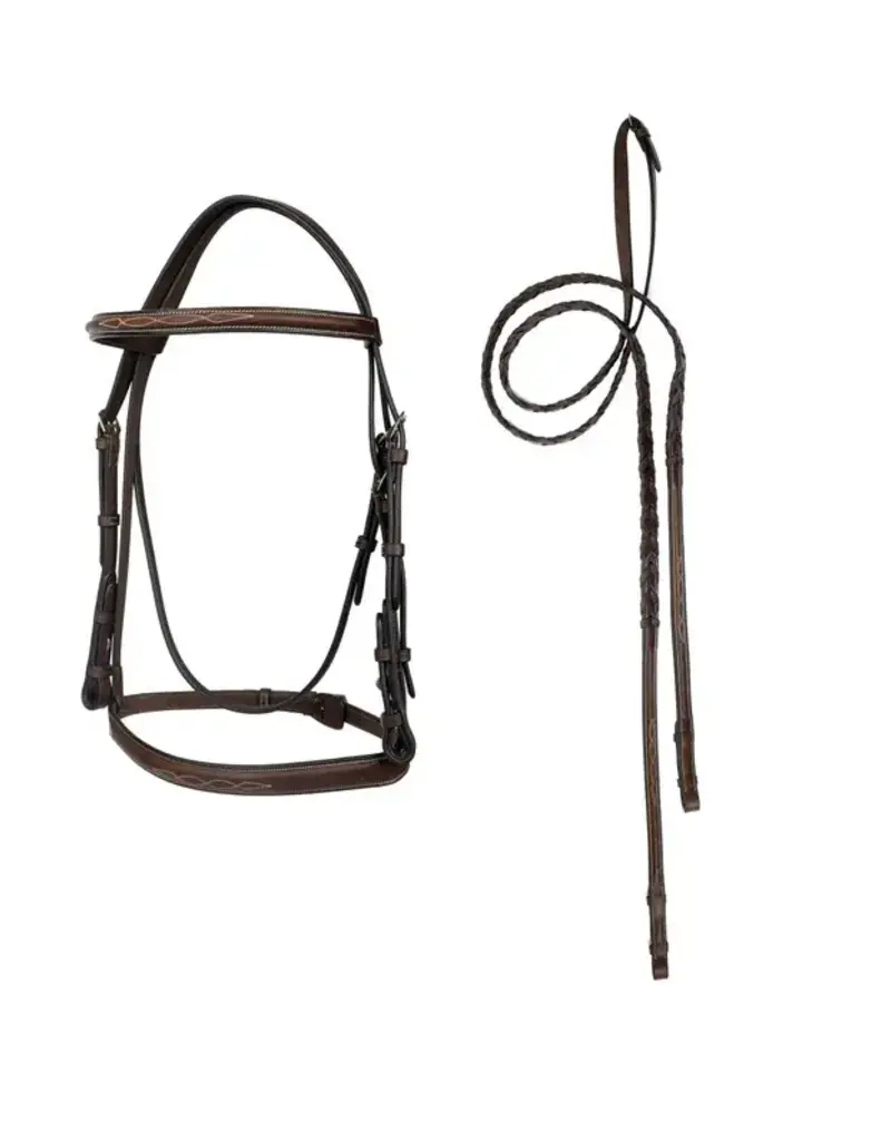 Arc de Triomphe ADT Tribute Bridle with Raised FS Reins
