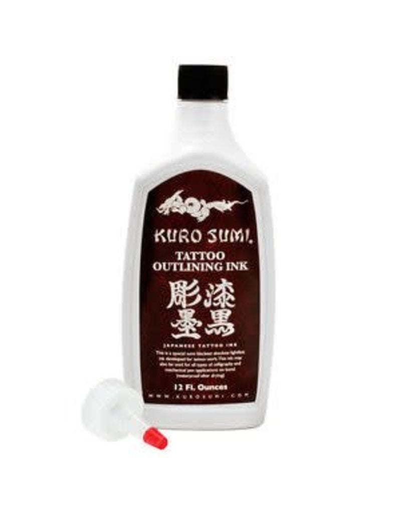 Kuro Sumi Outlining Ink 12 oz single - Darkside Tattoo Supply Inc